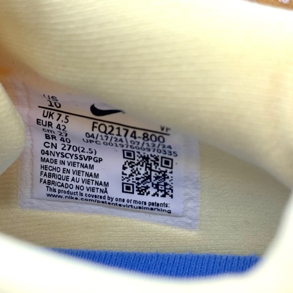 Nike Sabrina 2 Citron Yellow Basketball Shoes Sz 10 W / 8.5 M New FQ2174-800 - Picture 4 of 11